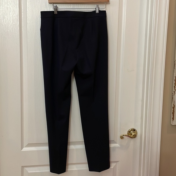 Lafayette 148 Irving Black Virgin Wool and Elastane  Pants Size 2 - Picture 2 of 6